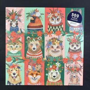 NEW Furry and Bright 500 Piece Jigsaw Puzzle by Galison